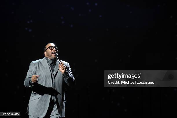 Marvin Sapp performs at Verizon's How Sweet the Sound at Scottrade Center on September 26, 2011 in St. Louis, MO.