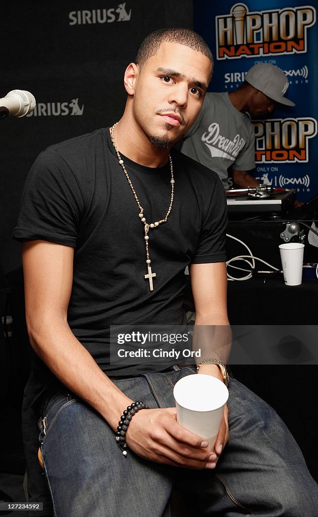 J. Cole Visits SiriusXM