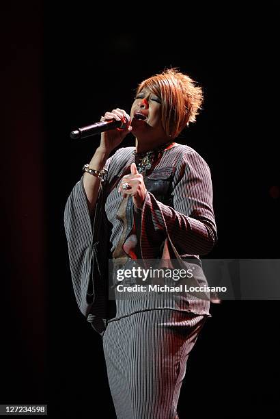 Dorinda Clark Cole performs at Verizon's How Sweet the Sound at Scottrade Center on September 26, 2011 in St. Louis, MO.