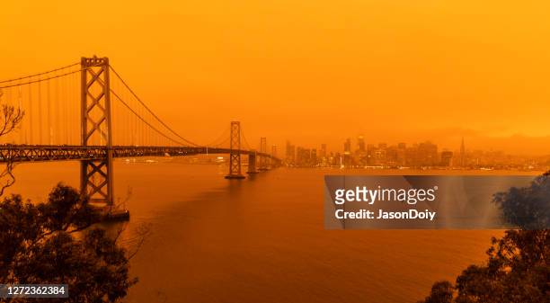 san francisco bay area  air quality - california smog stock pictures, royalty-free photos & images