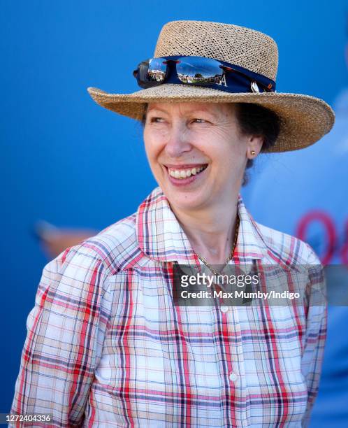 Princess Anne, Princess Royal attends day 2 of the Festival of British Eventing at Gatcombe Park on August 2, 2008 in Stroud, England.