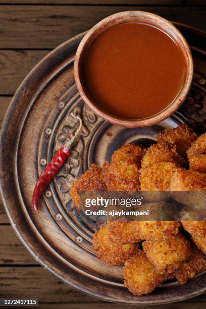 cottage cheese cutlet - panir stock pictures, royalty-free photos & images