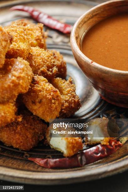 cottage cheese cutlet - cutlet stock pictures, royalty-free photos & images