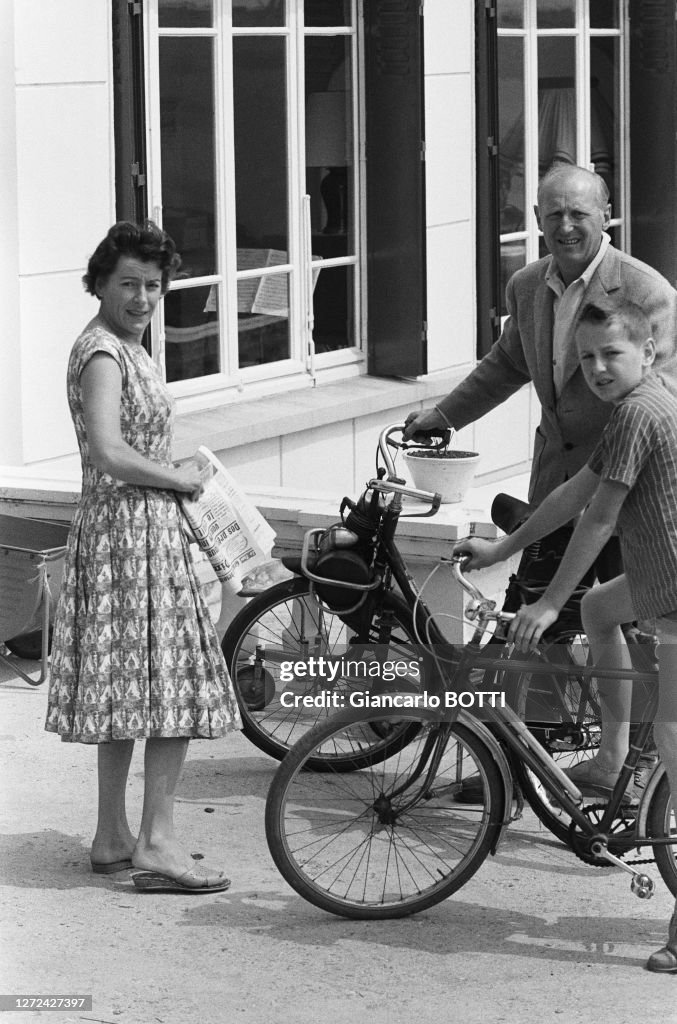 Bourvil en famille