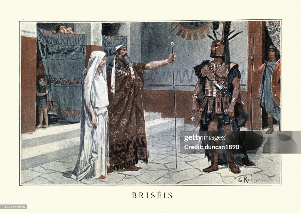 Greek mythology, the Iliad, Briseis and Achilles