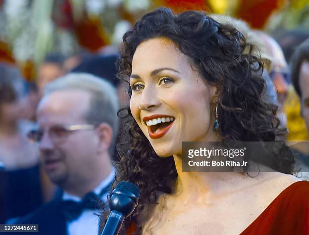 Minnie Driver during arrivals at Academy Awards Show, March 23, 1998 in Los Angeles, California
