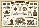 Vintage Old Western Set