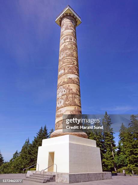 Astroia Column The Astoria Column Photos and Premium High Res Pictures - Getty Images