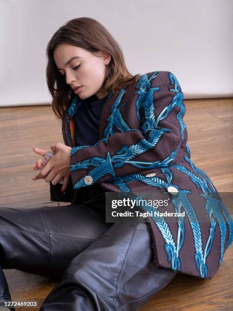 Actress Emma Mackey is photographed for French Glamour Magazine on October 16, 2019 in London, England.