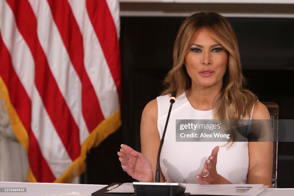 First Lady Melania Trump Hosts Roundtable Discussion On Sickle Cell Anemia