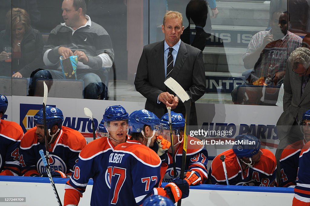 Vancouver Canucks v Edmonton Oilers