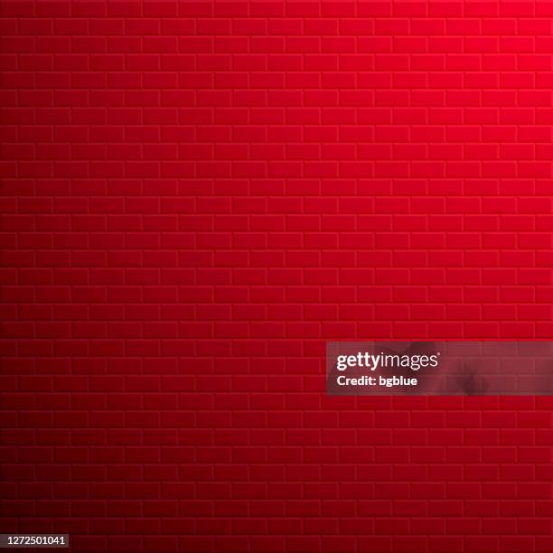 abstract red background - geometric texture - red wall stock illustrations