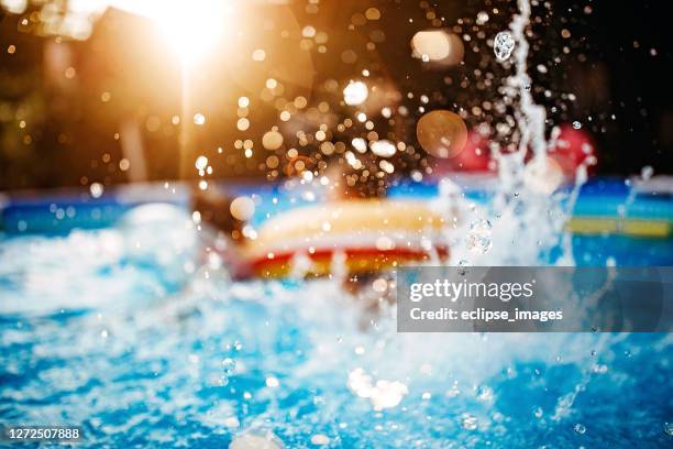 water splashes - inflatable stock pictures, royalty-free photos & images