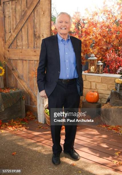 Actor Jon Voight visits Hallmark Channel's "Home & Family" at Universal Studios Hollywood on September 14, 2020 in Universal City, California.