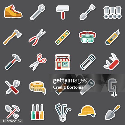 Hardware Sticker Hardware Store Sticker Set High-Res Vector Graphic - Getty Images