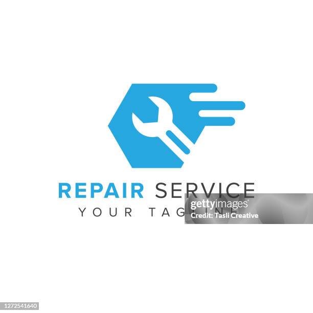 repair service industrial icon vector design - car logo stock illustrations