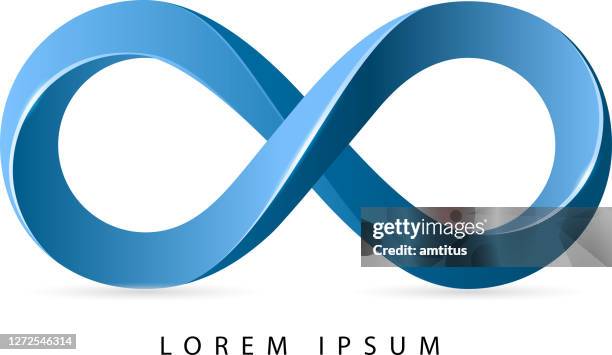 illustrazioni stock, clip art, cartoni animati e icone di tendenza di simbolo infinito - infinità