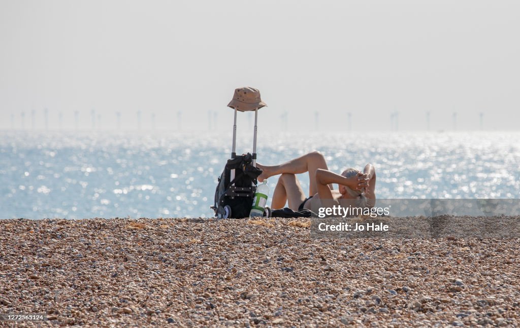 Late-Summer Heatwave In England As New Rules Imposed On Group Gatherings