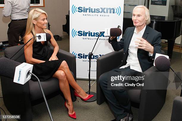 Television personality Kelly Ripa and Dr. Frederic Brandt attend Dr. Fredric Brandt's SiriusXM launch event at SiriusXM Studio on September 26, 2011...