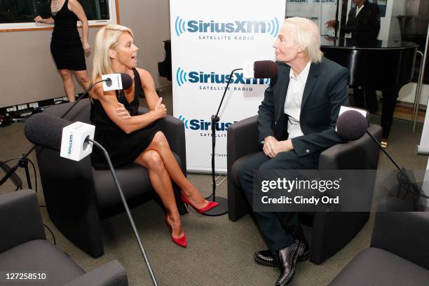 Television personality Kelly Ripa and Dr. Frederic Brandt attend Dr. Fredric Brandt's SiriusXM launch event at SiriusXM Studio on September 26, 2011...