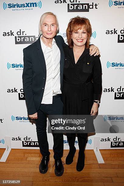 Dr. Frederic Brandt and television personality Joy Behar attend Dr. Fredric Brandt's SiriusXM launch event at SiriusXM Studio on September 26, 2011...