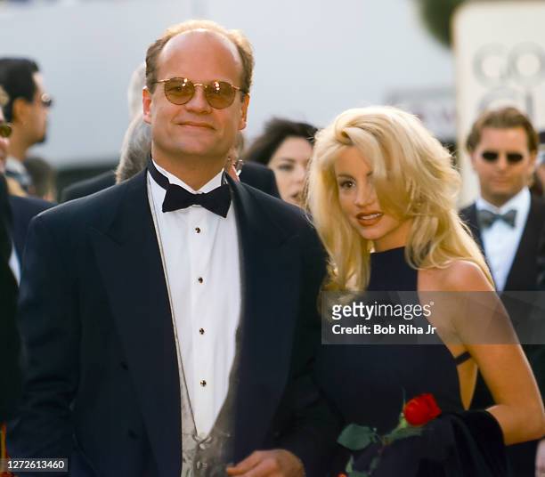 Kelsey and Camille Grammer arrive at Golden Globe Awards Show, January 19, 1997 in Beverly Hills, California.