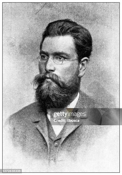 antique photograph of the first italo-ethiopian war (1895-1896): engineer alfredo ilg - classic alfredo stock illustrations