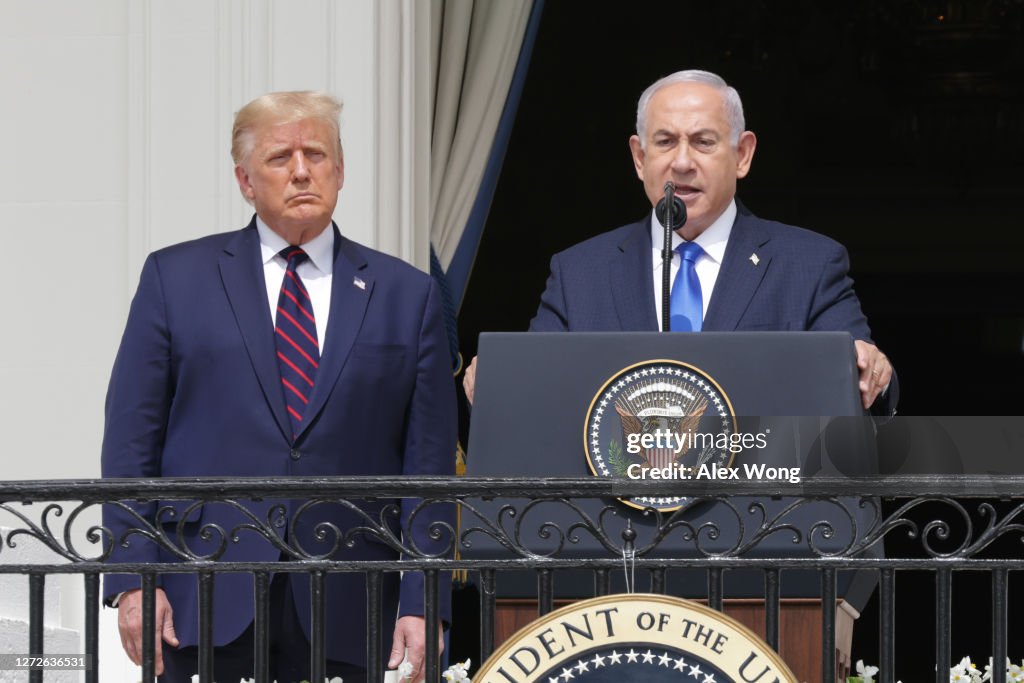President Trump Hosts Abraham Accords Signing Ceremony On White House South Lawn