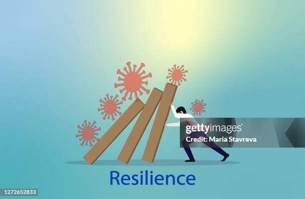 resilience concept. - agile transformation stock illustrations