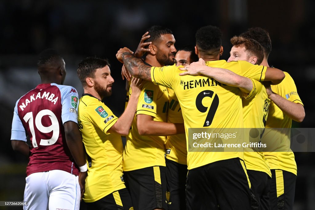 Burton Albion v Aston Villa - Carabao Cup Second Round