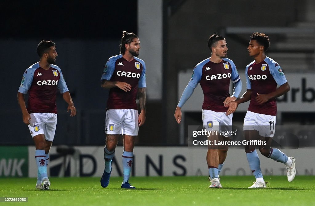 Burton Albion v Aston Villa - Carabao Cup Second Round