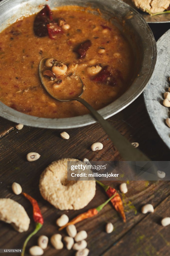 Wheat, yoghurt, black-eyed peas, red pepper, Tarhana soup