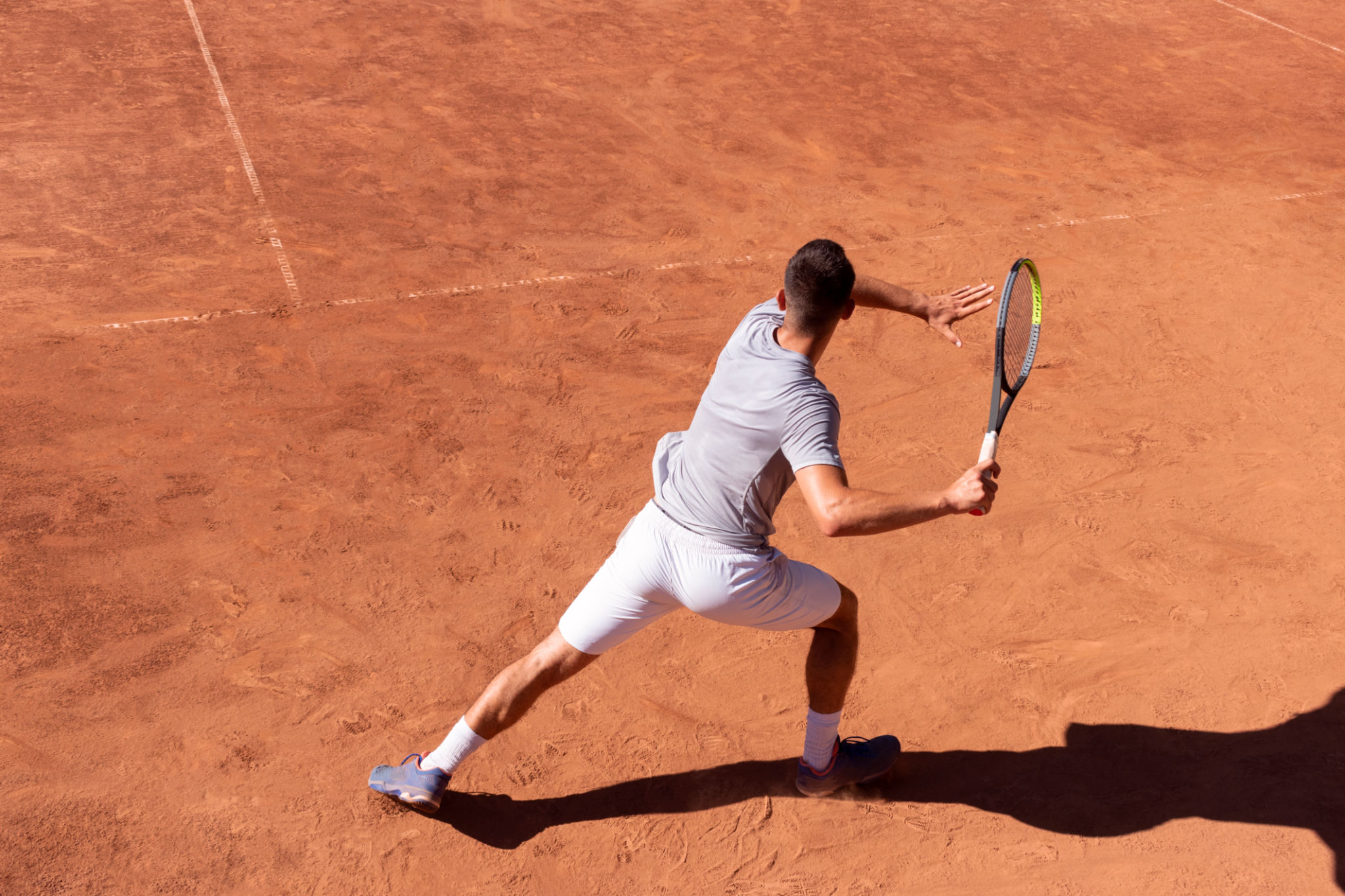 tennis match clay