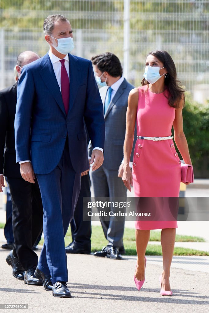 Spanish Royals Celebrate 125th Anniversary Of 'El Heraldo De Aragon' Newspaper