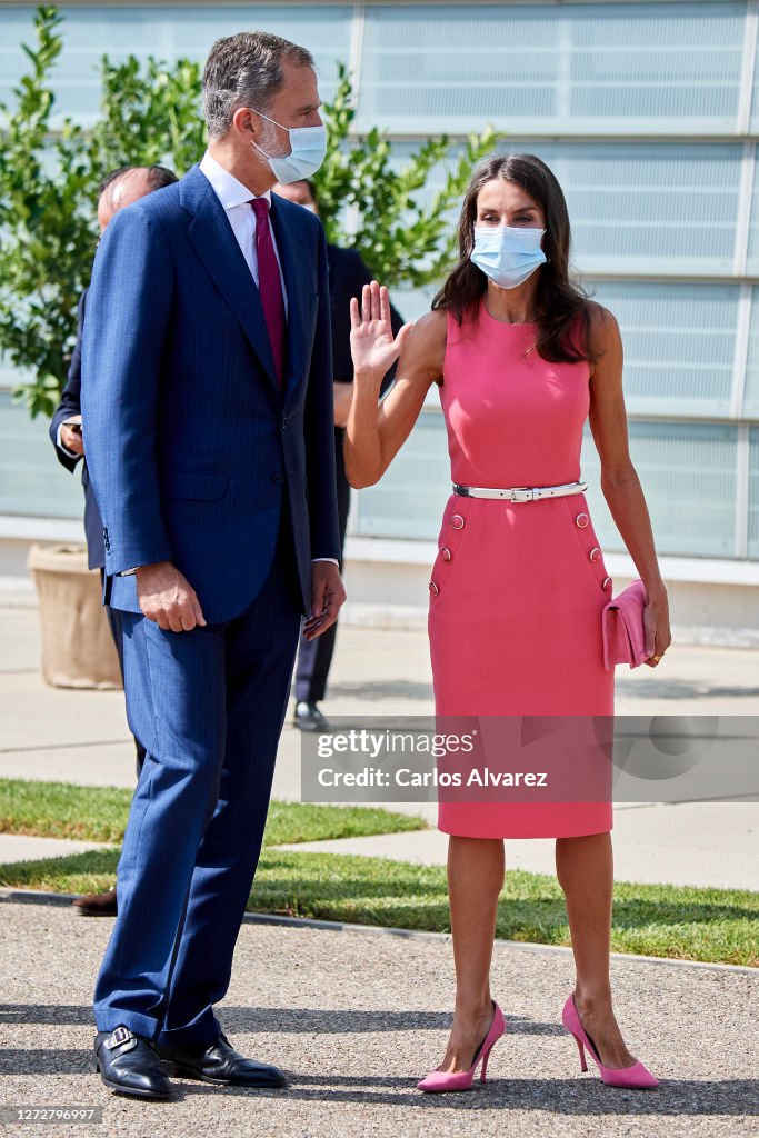 Spanish Royals Celebrate 125th Anniversary Of 'El Heraldo De Aragon' Newspaper