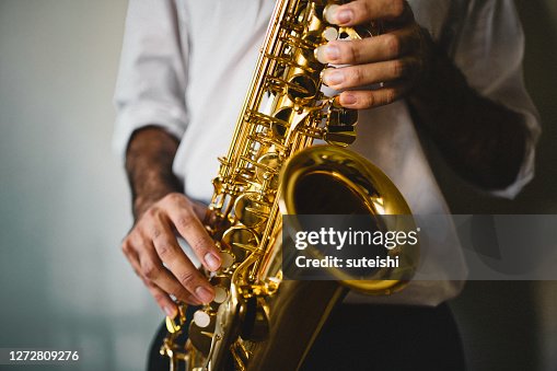 The saxophone player The saxophone player