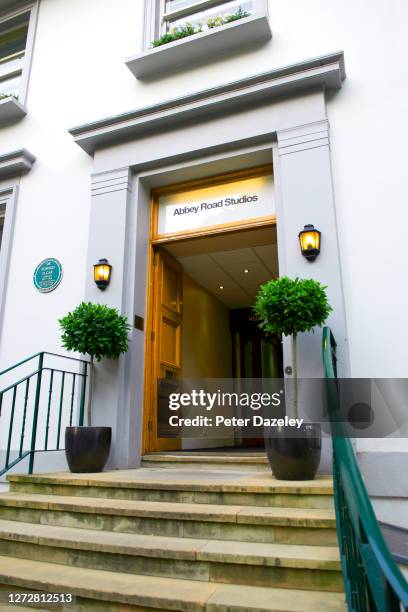 View of Abbey Road Studios, Entrance during July 2013 in London,England.