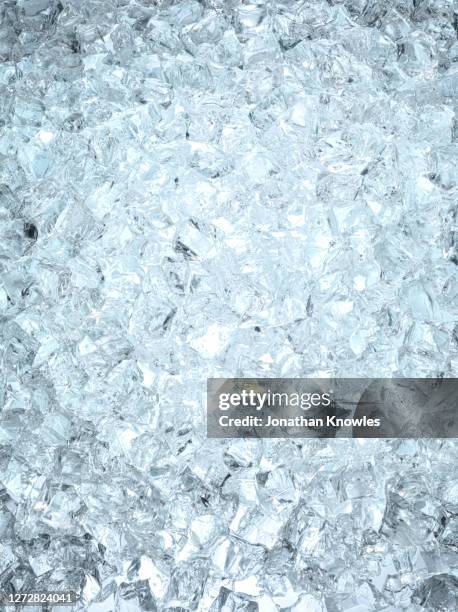 heap of ice cubes - ice cube stockfoto's en -beelden