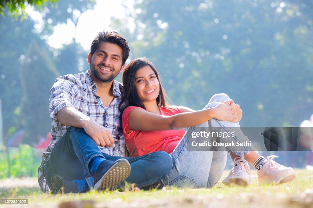 Happy Young couple - stock photo