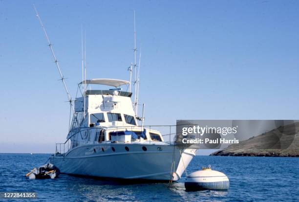 Splendour, the boat owned by Robert Wagner, docked off Two Harbors , Catalina Island the day after the body of Hollywood legend Natalie Wood was...