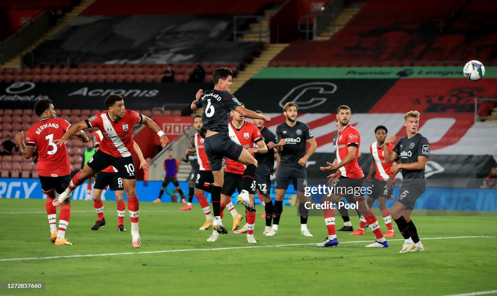 Southampton v Brentford - Carabao Cup Second Round