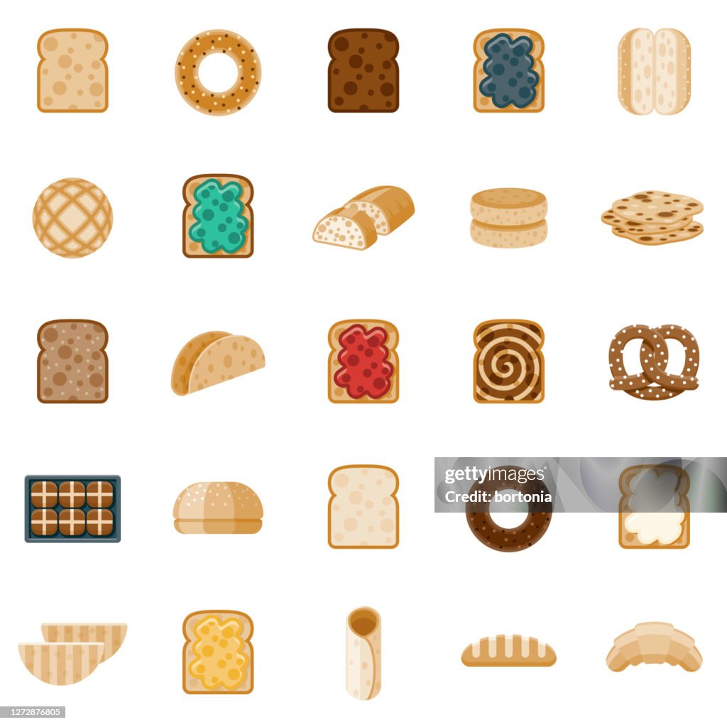 Bread Icon Set