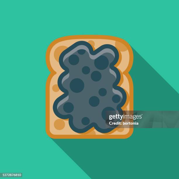 bread with jam icon - amelanchier alnifolia stock illustrations