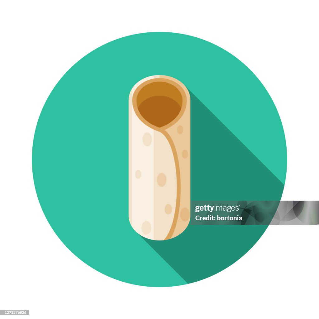 Flour Tortilla Bread Icon