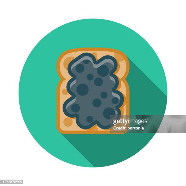 bread with jam icon - amelanchier alnifolia stock illustrations