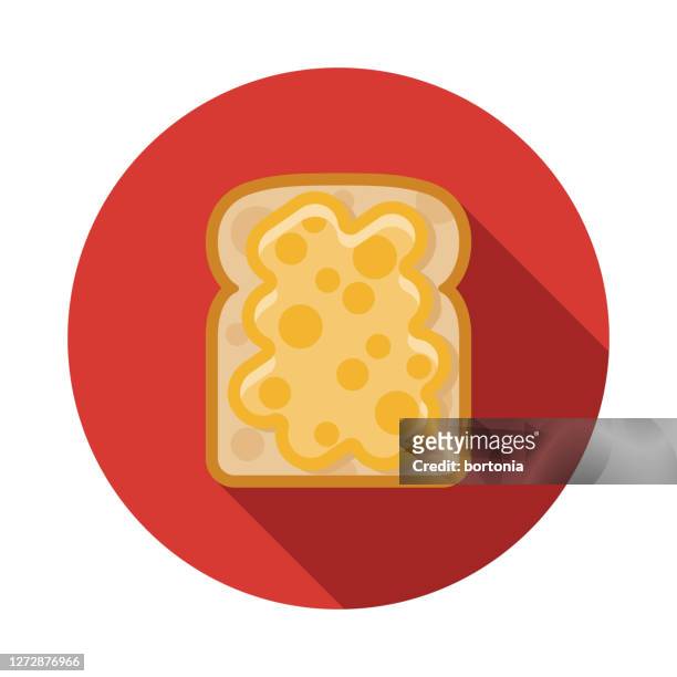 bread with marmalade icon - marmalade stock illustrations