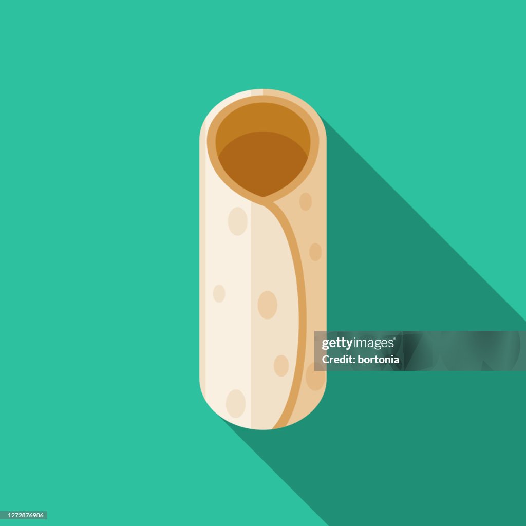 Flour Tortilla Bread Icon