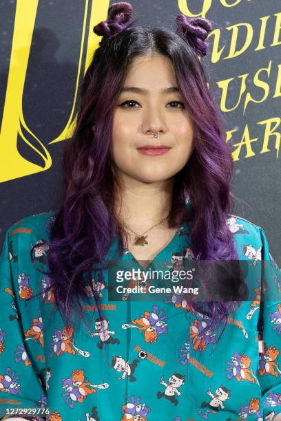 Ray Ray（Hsin Liei Chao）poses at the nominations announcement of 11th Golden Indie Music Awards on September 17, 2020 in Taipei, Taiwan.
