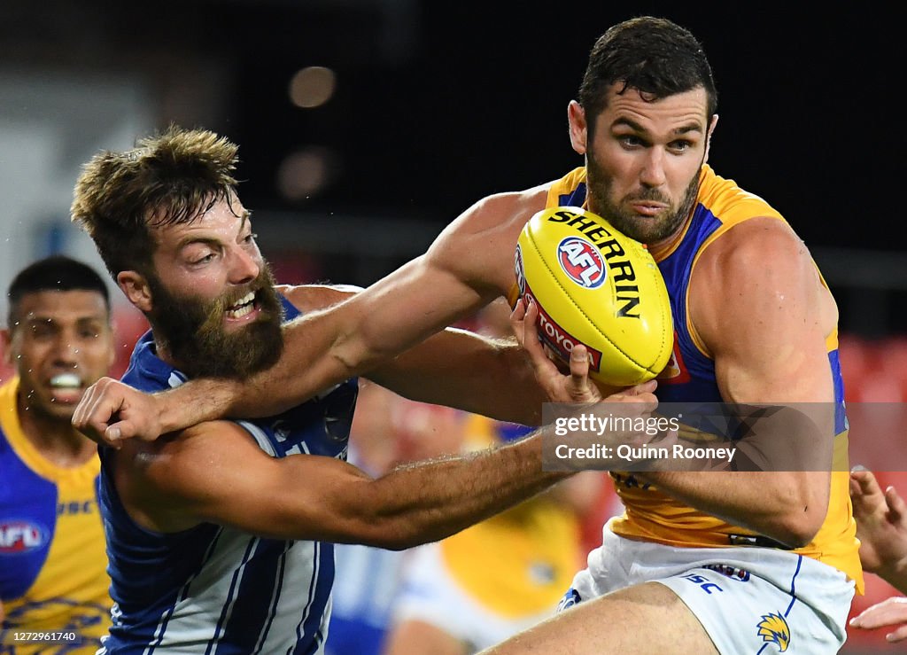AFL Rd 18 - North Melbourne v West Coast