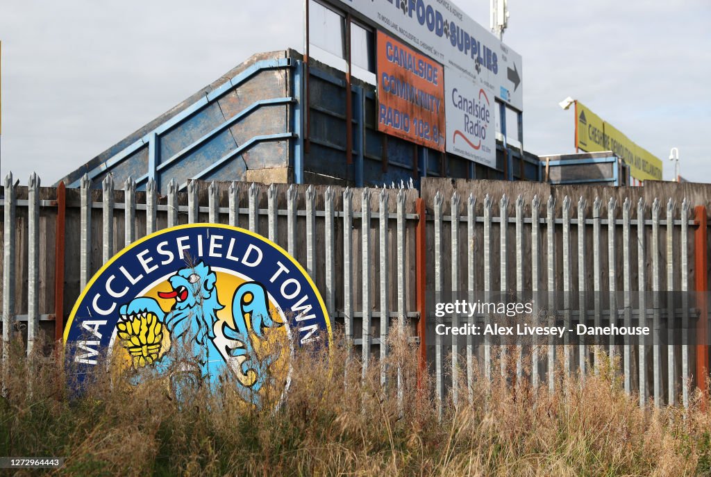 General Views of Moss Rose Ground home of Macclesfield Town